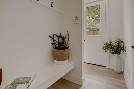 Mudroom nook at Marcella Estates