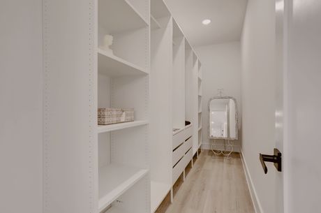 Walk-in closet at Marcella Estates